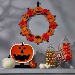 Hyde & EEK! Boutique Neon Pumpkin Light Halloween Scene Prop - Hyde & EEK! Boutique™