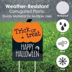 Big Dot of Happiness Trick or Treat - Outdoor Halloween Decorations - Happy Halloween Yard Sign - Welcome Yard Sign -Hyde and Eek Cosplay Store GUEST 5fc3a6cf 071c 4560 9995 9fcfcb93b112