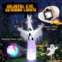 Tangkula 8FT Giant Halloween Inflatable Ghost Blow-up Yard Decoration with Built-in LED Lights & Magic Rotating Lamp Easy Inflation Waterproof Blower 14 Tangkula 8FT Giant Halloween Inflatable Ghost Blow-up Yard Decoration with Built-in LED Lights & Magic Rotating Lamp Easy Inflation Waterproof Blower -Hyde and Eek Cosplay Store GUEST 61519b1c 6e82 4458 9b2a a7cd33f914cf