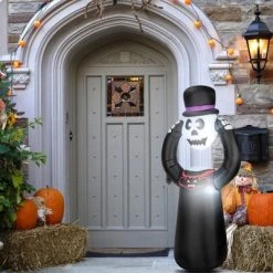 Costway 4Ft/6FT Halloween Blow-up Inflatable Headless Skeleton with LED Bulbs Yard Decoration -Hyde and Eek Cosplay Store GUEST 6267e239 dc6b 4010 8406 f620201616e4