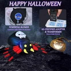 Costway 6.5FT Inflatable Halloween Spider Long Outdoor Indoor Blow Up Spider -Hyde and Eek Cosplay Store GUEST 6660ea0c a4cf 4ade b1f3 2648b598ca5d