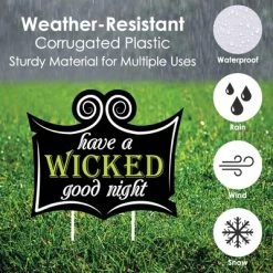 Big Dot of Happiness Happy Halloween - Witch Lawn Decorations - Outdoor Halloween Yard Decorations - 10 Piece 8 Big Dot of Happiness Happy Halloween - Witch Lawn Decorations - Outdoor Halloween Yard Decorations - 10 Piece -Hyde and Eek Cosplay Store GUEST 6d87c1c0 21b8 4fed 9401 4937d434b330