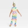 Kids' Rainbow Stars Unicorn Halloween Costume Jumpsuit with Headpiece - Hyde & EEK! Boutique™