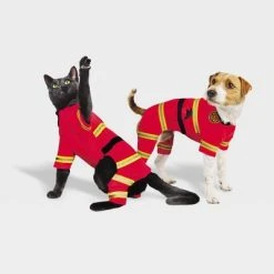 Halloween Full Body Firefighter Cat and Dog Costume - Hyde & EEK! Boutique™ -Hyde and Eek Cosplay Store GUEST 6f571594 072c 4e7f 86b2 5a2f9bbb6e13