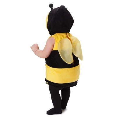 Dress Up America Fuzzy Bee Halloween Costume For Infants 2 Dress Up America Fuzzy Bee Halloween Costume For Infants - Image 2