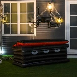 HOMCOM 70.75" Inflatable Halloween Vampire and Giant Coffin, Inflatable Outdoor LED Yard Display, Waterproof -Hyde and Eek Cosplay Store GUEST 74ef6f09 db53 4306 97da 235d8d24b4df