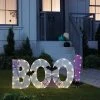 Hyde & EEK! Boutique 18" LED White Mesh 'BOO!' Halloween Novelty Silhouette Light - Hyde & EEK! Boutique™