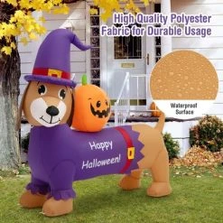 Costway 5 FT Long Halloween Inflatable Dachshund Dog with Pumpkin Self Inflating Yard 15 Costway 5 FT Long Halloween Inflatable Dachshund Dog with Pumpkin Self Inflating Yard -Hyde and Eek Cosplay Store GUEST 762958d3 0401 4007 b20b e8d626dcd69b