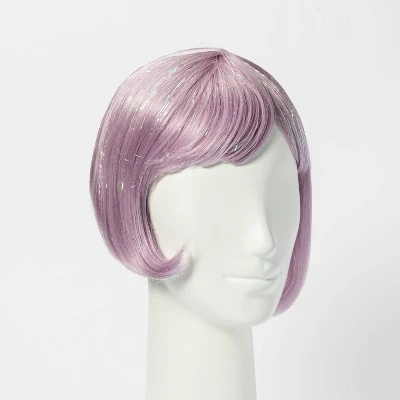 Hyde & EEK! Boutique Adult Lavender Shimmer Bob Halloween Costume Wig - Hyde & EEK! Boutique™ 1 Hyde & EEK! Boutique Adult Lavender Shimmer Bob Halloween Costume Wig - Hyde & EEK! Boutique™
