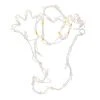 Northlight 15" Prelit Ghost Double Sided Halloween Window Silhouette Decoration - White