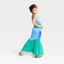 Kids' Magical Mermaid Halloween Costume Dress - Hyde & EEK! Boutique™ Multi-colored