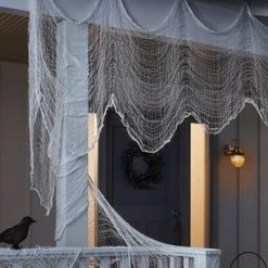 Hyde & EEK! Boutique 36' Jumbo Eerie Fabric White Halloween Decorative Prop - Hyde & EEK! Boutique™