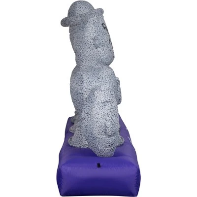 Gemmy Airblown Inflatable Haunted Mansion Scene with Music and Synchronized Light Show, 5.5 ft Tall 2 Gemmy Airblown Inflatable Haunted Mansion Scene with Music and Synchronized Light Show, 5.5 ft Tall - Image 2