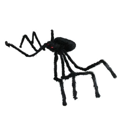 Northlight 44" Prelit Spider with Eyes Halloween Decoration - Black/Red 2 Northlight 44" Prelit Spider with Eyes Halloween Decoration - Black/Red - Image 2