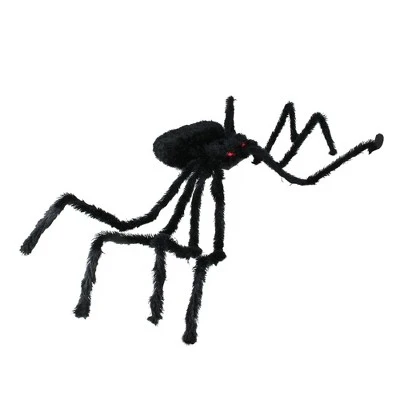 Northlight 44" Prelit Spider with Eyes Halloween Decoration - Black/Red 1 Northlight 44" Prelit Spider with Eyes Halloween Decoration - Black/Red