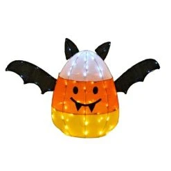 National Tree Company 27" Pre-Lit Candy Corn Bat -Hyde and Eek Cosplay Store GUEST 7f2c37d0 bb86 4f58 8ac8 5f02d7ab8789