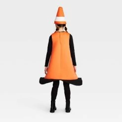 Hyde & EEK! Boutique Kids' and Adult Construction Cone Halloween Costume with Headpiece One Size - Hyde & EEK! Boutique™