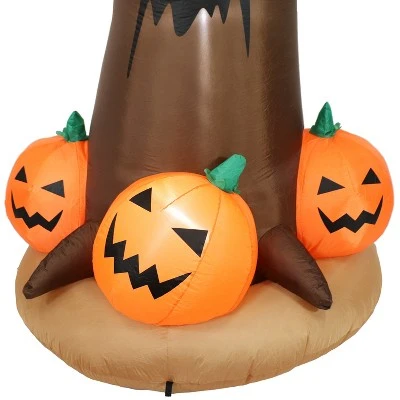Sunnydaze Decor Sunnydaze Outdoor Haunted Forest Self-Inflating Halloween Inflatable Yard Decoration with LED Lights and Built-In Fan - 8' 5 Sunnydaze Decor Sunnydaze Outdoor Haunted Forest Self-Inflating Halloween Inflatable Yard Decoration with LED Lights and Built-In Fan - 8' - Image 5