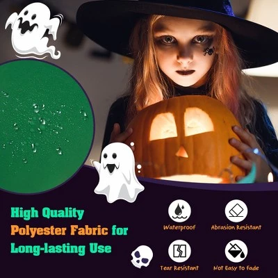 Costway 8FT Inflatable Halloween Witches Holding Cauldron Yard Decor w/ Colorful Lights 6 Costway 8FT Inflatable Halloween Witches Holding Cauldron Yard Decor w/ Colorful Lights - Image 6