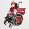 Kids' Adaptive Fire Truck Halloween Costume Wheelchair Cover with Helmet - Hyde & EEK! Boutique™ Multicolor