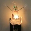 Roman Roman Halloween Ghost Night-Lite - One Nightlight 6.25 Inches - Spring Arms Boo! - 160182 - Plastic - Clear