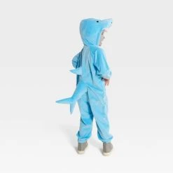 Toddler Shark Halloween Costume Jumpsuit - Hyde & EEK! Boutique™ Blue