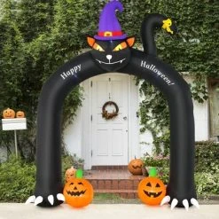 Costway 9FT Halloween Inflatable Cat Archway Blow-up Doorway Decoration with Wizard Cat & Pumpkins Bright LED Lights 17 Costway 9FT Halloween Inflatable Cat Archway Blow-up Doorway Decoration with Wizard Cat & Pumpkins Bright LED Lights -Hyde and Eek Cosplay Store GUEST 8cf8b60d b0f5 406d b8b8 869aa6b1ca1d