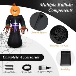 Costway 6.5 FT Inflatable Halloween Warlock with Pumpkin Head Blow-up Pumpkin Reaper 13 Costway 6.5 FT Inflatable Halloween Warlock with Pumpkin Head Blow-up Pumpkin Reaper -Hyde and Eek Cosplay Store GUEST 8d5b7127 a584 44d1 b0ae 1914b068d0f3