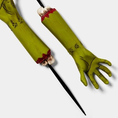 Hyde & EEK! Boutique 2pc Zombie Hands Yard Stakes Halloween Decorative Prop - Hyde & EEK! Boutique™ 2 Hyde & EEK! Boutique 2pc Zombie Hands Yard Stakes Halloween Decorative Prop - Hyde & EEK! Boutique™ - Image 2
