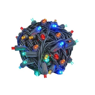 Novelty Lights Inc Novelty Lights 50 Light LED Christmas Mini Light Set (Black Wire, 25 Feet) 12 Novelty Lights Inc Novelty Lights 50 Light LED Christmas Mini Light Set (Black Wire, 25 Feet) - Image 12