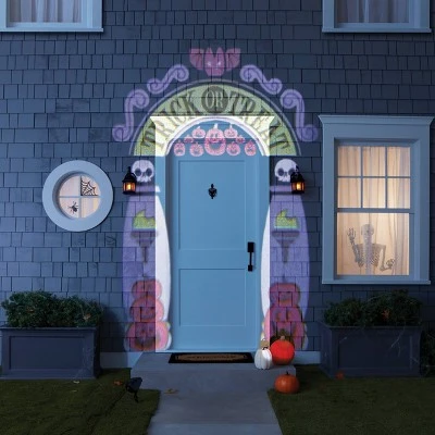Hyde & EEK! Boutique LED Trick or Treat Cemetery Archway Halloween Lightshow Projection - Hyde & EEK! Boutique™ 1 Hyde & EEK! Boutique LED Trick or Treat Cemetery Archway Halloween Lightshow Projection - Hyde & EEK! Boutique™