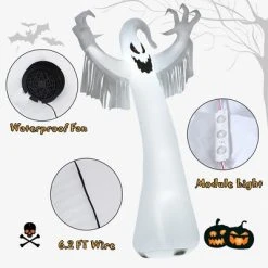 Costway 5FT or 6FT or 12FT Halloween Decoration with LED Lights Yard Decoration -Hyde and Eek Cosplay Store GUEST 9a4cb0bd 949d 44c7 8b3f 9d1e937d3a9e