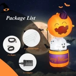 Costway 6ft Halloween Inflatable Pumpkin Hot Air Balloon Ghost Blow up Yard Decoration 12 Costway 6ft Halloween Inflatable Pumpkin Hot Air Balloon Ghost Blow up Yard Decoration -Hyde and Eek Cosplay Store GUEST 9e569236 b96a 46c2 899a 95553c0c16b1