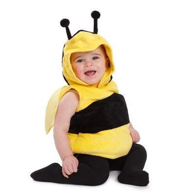 Dress Up America Fuzzy Bee Halloween Costume For Infants 3 Dress Up America Fuzzy Bee Halloween Costume For Infants - Image 3