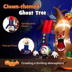 Costway 8 FT Halloween Inflatable Tree Giant Blow-up Spooky Dead Tree with Pop-up Clowns -Hyde and Eek Cosplay Store GUEST a39677d3 6681 47f7 8814 5d21cc9cb433