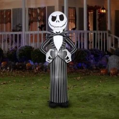 7' LED Inflatable Disney Nightmare Before Christmas Jack Halloween Decoration