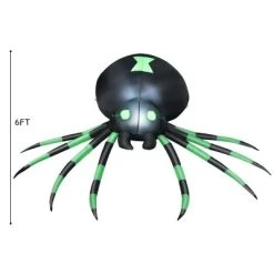 Costway 6FT Halloween Inflatable Blow-Up Spider w/ LED Lights Outdoor Yard Decoration 15 Costway 6FT Halloween Inflatable Blow-Up Spider w/ LED Lights Outdoor Yard Decoration -Hyde and Eek Cosplay Store GUEST a4e4073f 1a24 4edc 93f4 cd856778e517