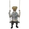 Halloween Express Animated Swinging Skeletal Boy Halloween Decoration - Size 62 in - Gray