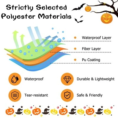 Costway 5.5 FT Halloween Inflatable Skeleton Unicorn Blow Up Yard Decoration 7 Costway 5.5 FT Halloween Inflatable Skeleton Unicorn Blow Up Yard Decoration - Image 7