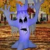 National Tree Company Halloween Inflatable Giant Haunted Tree, LED Lights, 12 Foot