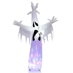 Costway 8FT Giant Halloween Inflatable Ghost Outdoor Decor w/LED Colorful Rotating Light -Hyde and Eek Cosplay Store GUEST a6694ada 88ad 47bb 90f1 3dc62ee78fb8