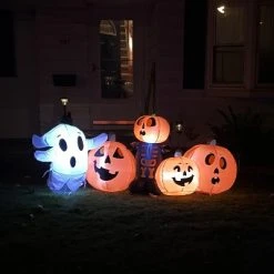 Sunnydaze Decor Sunnydaze 7' Self-Inflatable Holiday Haunted Pumpkin Patch Outdoor Halloween Lawn Decoration with LED Lights -Hyde and Eek Cosplay Store GUEST aab9de0c 2ffd 4c0f 87a2 f476bb264862
