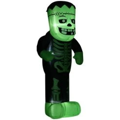 HOMCOM 8FT Halloween Inflatable Skeleton Frankenstein, Outdoor Yard Blow Up Decorations with LED Lights -Hyde and Eek Cosplay Store GUEST ac20aa4e 4b04 405e a743 6a3a2c393e31