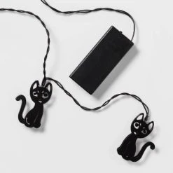 Hyde & EEK! Boutique 10ct LED Cat Halloween Metal String Lights - Hyde & EEK! Boutique™ -Hyde and Eek Cosplay Store GUEST adef560d 2538 4481 8e0c 5fbb9f138fbc