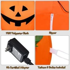 Tangkula Halloween Decoration Inflatable 3-Pumpkin Stack 5.2 Ft Halloween Pumpkin Lantern W/ Internal LED Bulbs 7 Tangkula Halloween Decoration Inflatable 3-Pumpkin Stack 5.2 Ft Halloween Pumpkin Lantern W/ Internal LED Bulbs -Hyde and Eek Cosplay Store GUEST ae698243 5ab3 4a97 b00f df57c25e4219