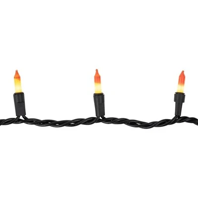 Northlight 50-Count Yellow and Orange Candy Corn Mini Halloween Light Set, Black Wire 3 Northlight 50-Count Yellow and Orange Candy Corn Mini Halloween Light Set, Black Wire - Image 3