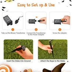 Costway 4 FT Halloween Inflatable Pumpkin Large Blow up with Build-in LED Light 12 Costway 4 FT Halloween Inflatable Pumpkin Large Blow up with Build-in LED Light -Hyde and Eek Cosplay Store GUEST b14ca974 a611 4261 91ab d51d5987126b