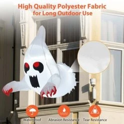 Costway 3.3' Halloween Inflatable Ghost Blow Up Flying Halloween Decoration for Party -Hyde and Eek Cosplay Store GUEST b58f60d3 4522 44b5 9a4a bc3fc281f0bd