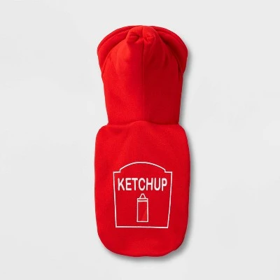 Ketchup Hoodie Dog and Cat Costume - Hyde & EEK! Boutique™ 1 Ketchup Hoodie Dog and Cat Costume - Hyde & EEK! Boutique™