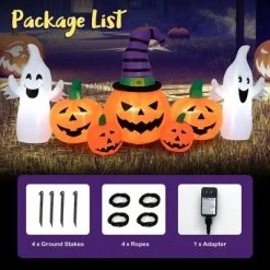 Costway 9FT Long Halloween Inflatable Pumpkins Self Inflating Halloween Pumpkin -Hyde and Eek Cosplay Store GUEST b95b172d 5911 4de6 a815 e2cb457d22c1